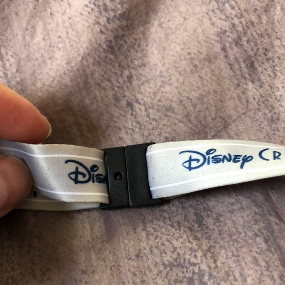 Disney cruise line Castaway Club lanyard. Grey. Used. Great for pin display. - Picture 5 of 7